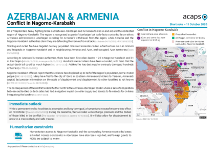 Azerbaijan & Armenia: Conflict in Nagorno-Karabakh