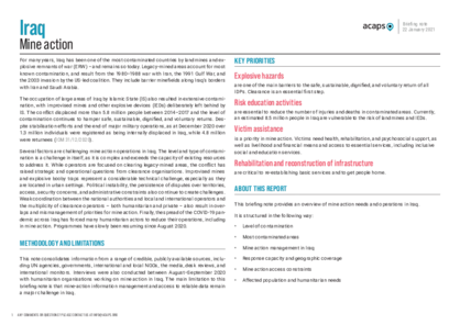 Iraq: Mine Action Iraq: Mine Action