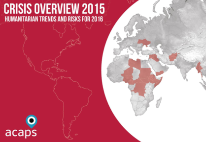 Crisis Overview 2015: Humanitarian Trends and Risks for 2016