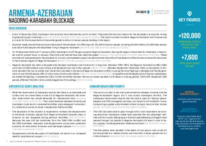Armenia-Azerbaijan: Nagorno-Karabakh blockade Armenia-Azerbaijan: Nagorno-Karabakh blockade