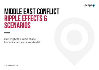 Middle East conflict: ripple effects and scenarios Middle East conflict: ripple effects and scenarios