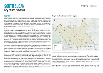 South Sudan: key crises to watch