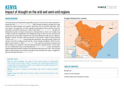 Kenya: Impact of drought Kenya: Impact of drought