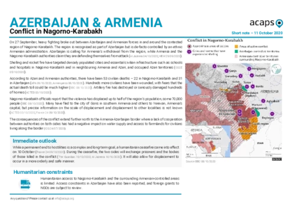 Azerbaijan & Armenia: Conflict in Nagorno-Karabakh Azerbaijan & Armenia: Conflict in Nagorno-Karabakh