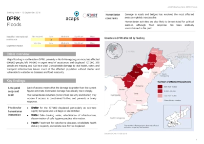 DPRK: floods DPRK: floods